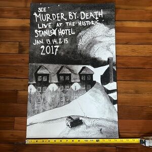 Murder by Death (band) 2017 Stanley Hotel Show Poster